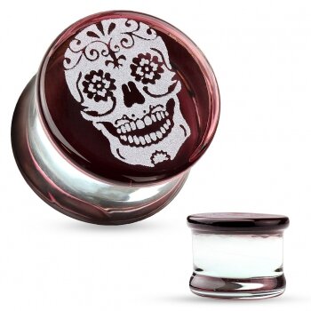 Glas Plug - Sugar Skull