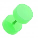 Fake Plug - Kunststoff - Neon Grün