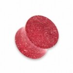 Glitter Plug - Kunststoff - Rot
