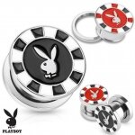 Playboy - Motiv Plug - Stahl - Playboy Bunny Poker Chip