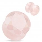 Stein Plug - Kristall - Rose Quartz