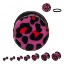 Motiv Plug - O-Ring - Leopard - Lila